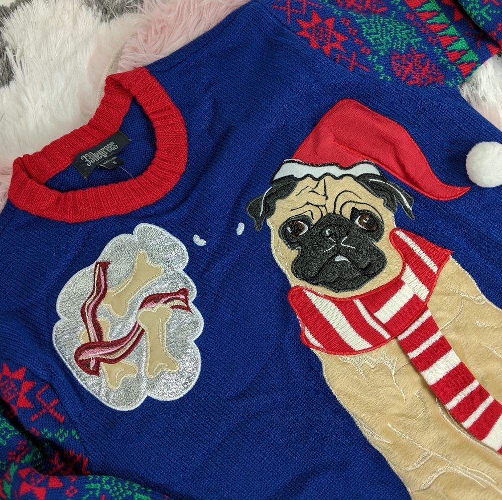 Pug Winter Sweater
